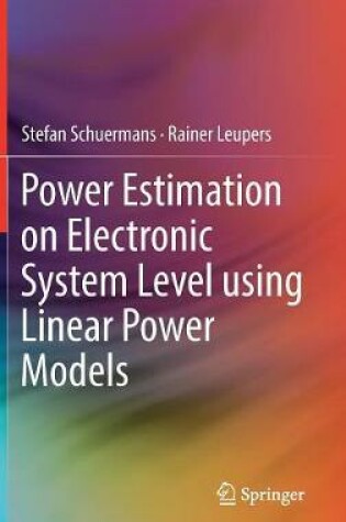 Cover of Power Estimation on Electronic System Level using Linear Power Models