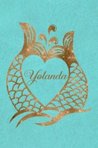 Cover of Daily Journal Diary - Personalized Mermaid Tails - Yolanda