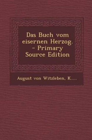 Cover of Das Buch Vom Eisernen Herzog.