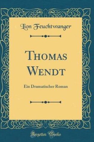 Cover of Thomas Wendt