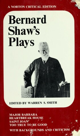 Book cover for Bernard Shaw's Plays