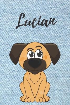 Book cover for personalisiertes Notizbuch Hunde / Malbuch / Tagebuch / Journal / DIN A5 / Geschenk Lucian