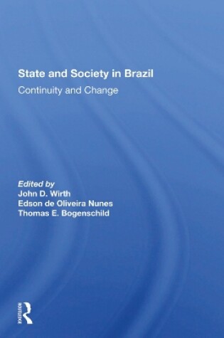 Cover of State And Society In Brazil