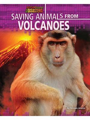 Book cover for Saving Animals from Volcanoes