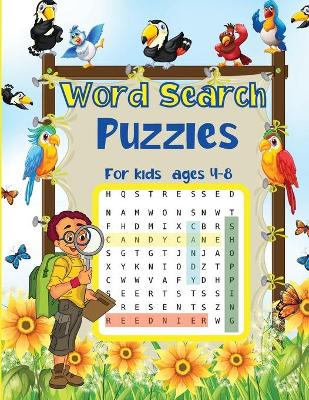 Book cover for Word Search for Kids 4-8