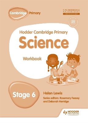 Book cover for Hodder Cambridge Primary Science Workbook 6