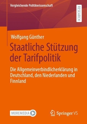 Cover of Staatliche Stutzung Der Tarifpolitik