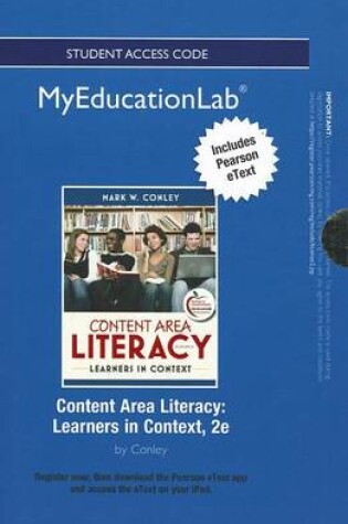 Cover of NEW MyLab Education with Pearson eText -- Standalone Access Card -- for Content Area Literacy