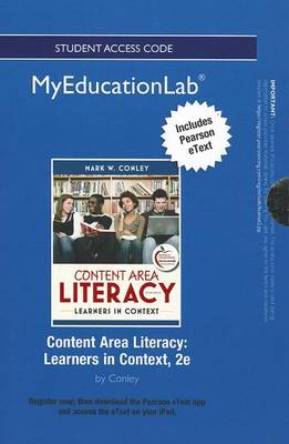 Book cover for NEW MyLab Education with Pearson eText -- Standalone Access Card -- for Content Area Literacy