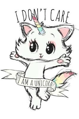 Book cover for Funny Kitten Unicorn Journal