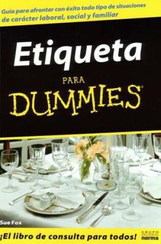 Cover of Etiqueta Para Dummies