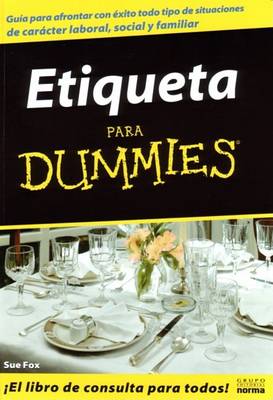 Cover of Etiqueta Para Dummies