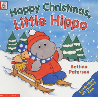 Book cover for Happy Christmas Little Hippo (Lift the Flap Book)