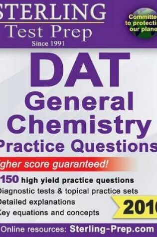 Cover of Sterling DAT General Chemistry Practice Questions