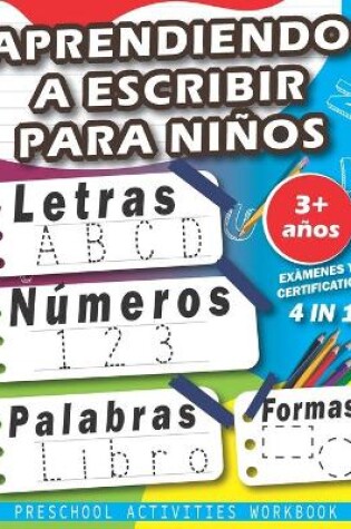 Cover of Aprendiendo A Escribir Para Niños