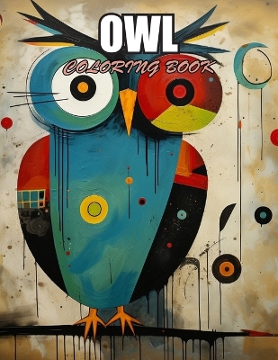 Book cover for Owl Coloring Book