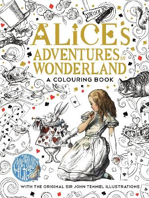 Book cover for The Macmillan Alice Colouring Book