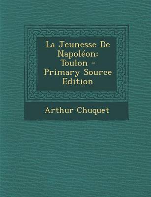 Book cover for La Jeunesse de Napoleon