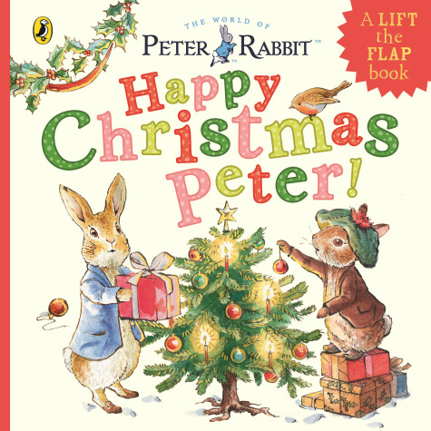 Book cover for Peter Rabbit: Happy Christmas Peter