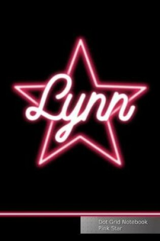 Cover of Lynn Dot Grid Notebook Pink Star