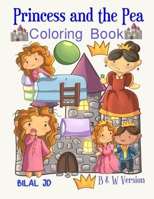 Book cover for Princess and the Pea Coloring Book