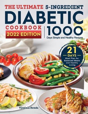 Book cover for The Ultimate 5-Ingredient Diabetic Cookbook