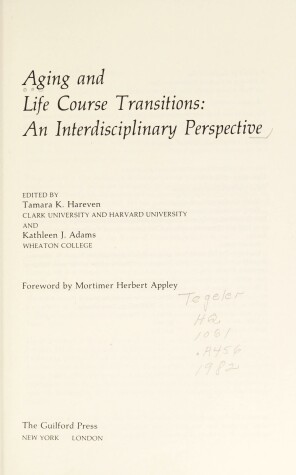 Book cover for Ageing and Life Course Transitions