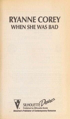 Book cover for When She Was Bad