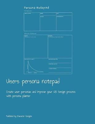 Book cover for Users persona notepad