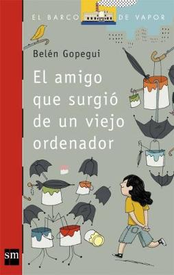 Book cover for El amigo que surgio de un viejo ordenador