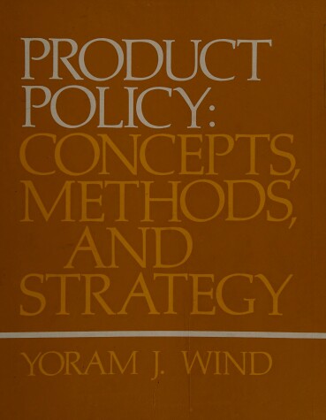 Cover of Product Policy