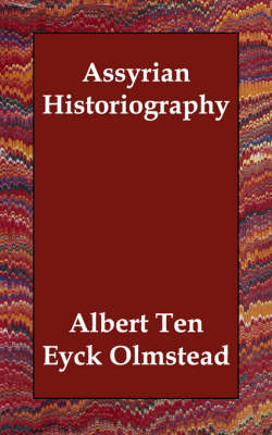 Book cover for Assyrian Historiography