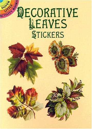 Book cover for Decorative Leaves Stickers