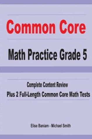 Cover of Common Core Math Practice Grade 5