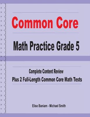 Book cover for Common Core Math Practice Grade 5
