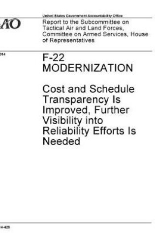 Cover of F-22 Modernization