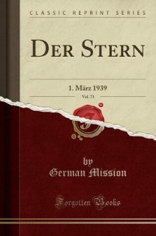 Cover of Der Stern, Vol. 71