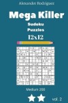 Book cover for Mega Killer Sudoku Puzzles - Medium 200 vol. 2