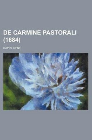 Cover of de Carmine Pastorali (1684)