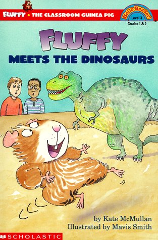Book cover for Fluffy Meets the Dinosaurs