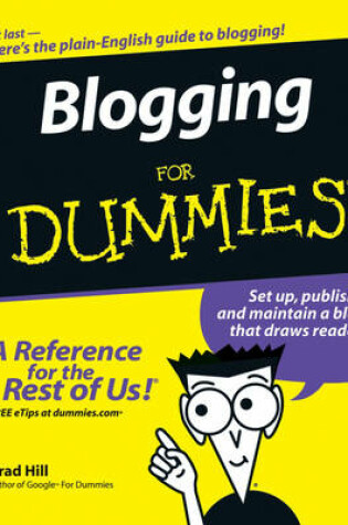 Cover of Blogging For Dummies