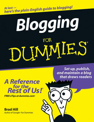 Cover of Blogging For Dummies