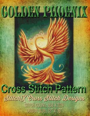 Book cover for Golden Phoenix Cross Stitch Pattern