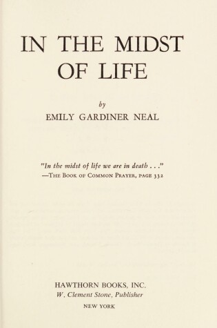 Cover of In the Midst of Life