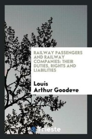 Cover of Railway Passengers and Railway Companies