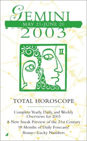 Cover of Total Horoscopes 2003: Gemini