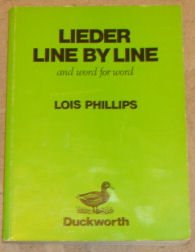 Book cover for Lieder Line by Line