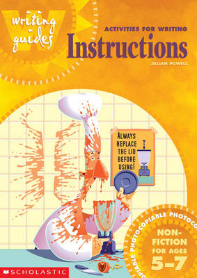 Book cover for Activities for Writing Instructions for Ages 5-7