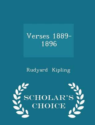 Book cover for Verses 1889-1896 - Scholar's Choice Edition