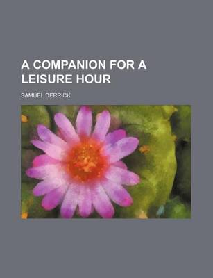 Book cover for A Companion for a Leisure Hour